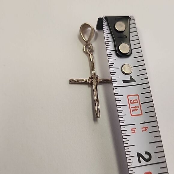 Sterling Silver Cross Pendant - Picture 2 of 4